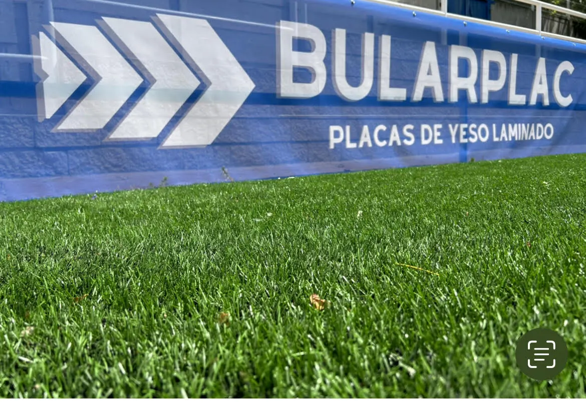 Patrocinio deportivo Bularplac en el estadio Santo Domingo de Alcorcón
